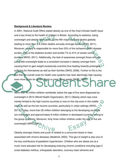 Views of Treating Childhood Obesity in Saudi Arabia
