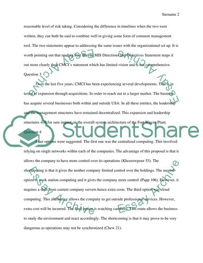 Selection of an Information Technology Platform