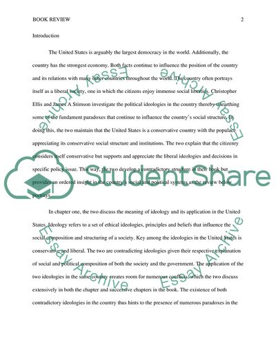 Analysis of Ideology in America Book by Ellis, C., & Stimson, J. A. (2012)