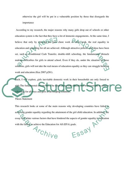 What Makes It Difficult to Achieve Schooling for All in Developing Countries