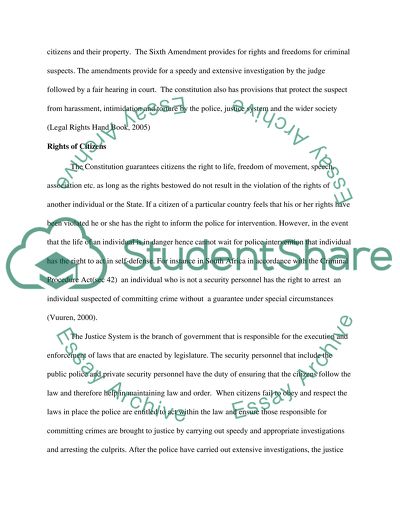 Constitutional Law and Offender Treatment Analysis