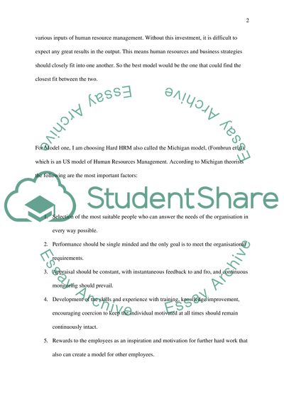 Effective Human Resource Management