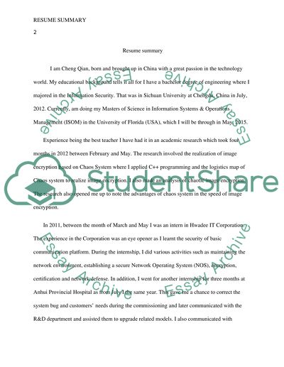 My Education in Information Security