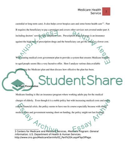 Is Medicare Funding Adequate for the Care of its Population