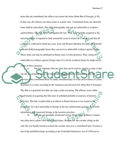 Searches, Warrants and Amendments