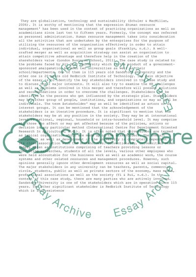 Merged School of Business