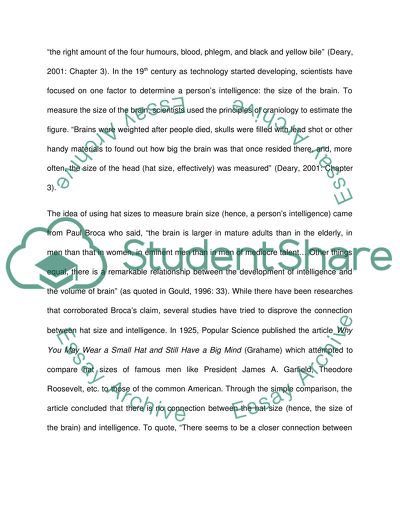 HAT SIZE AND INTELLIGENCE