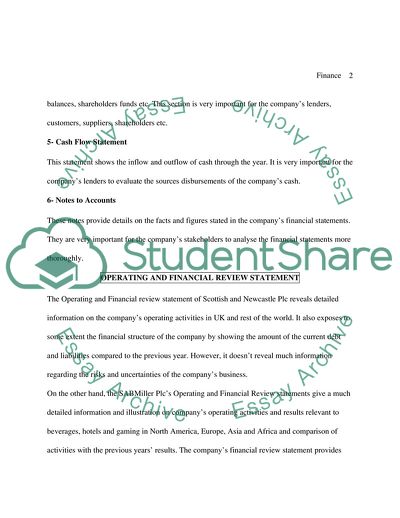 A Companys Annual Report