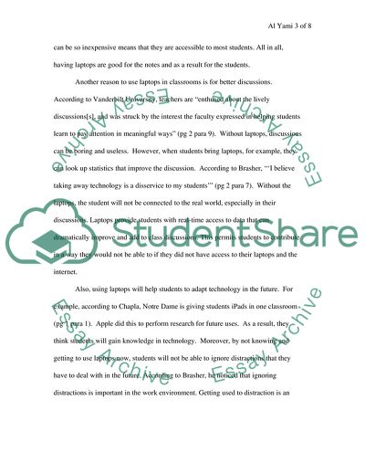 Should Universities Ban Laptops During Classes