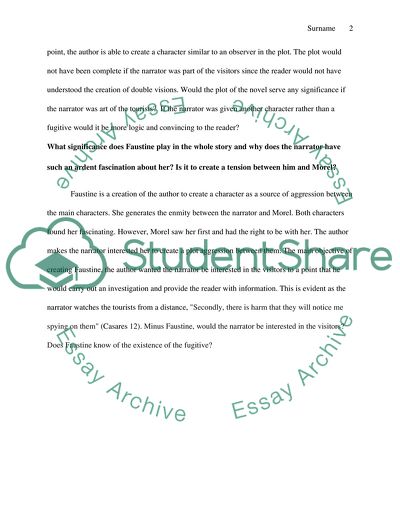 Discussion board for Invention of Morel