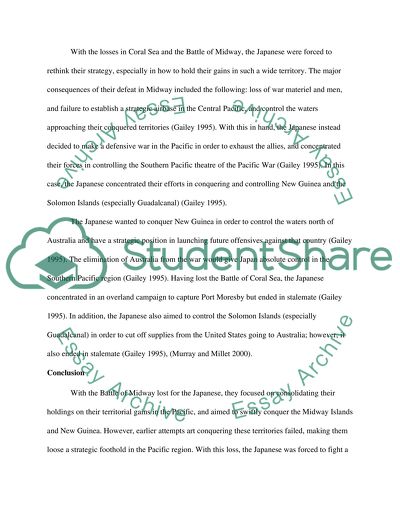 Explain the Japanese strategy for holding their gains in the Pacific after the Battle of Midway