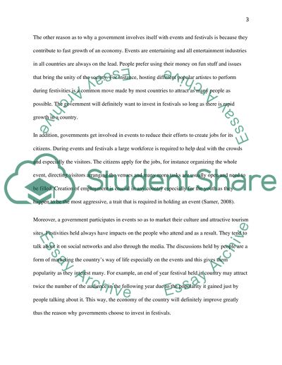 Relationship between Government and Tourism