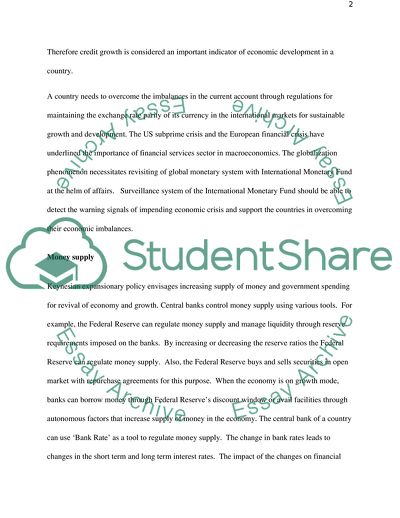 The Role of Money in the Macro Economy