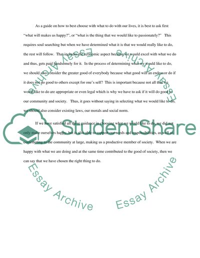 A Balance Between Ourselves and Others