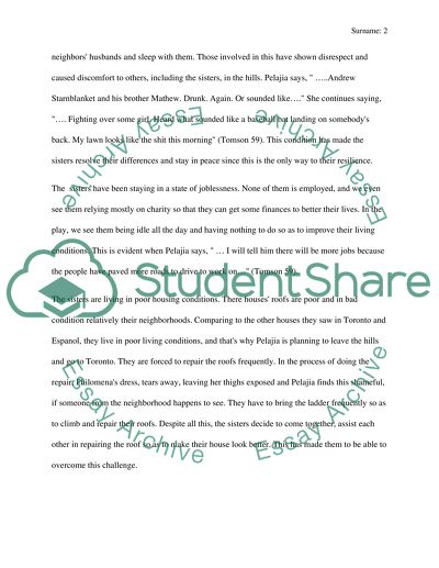 Analysis of the Res Sisters Play by Tomson Highway