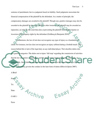 What Constitutes Tort Law