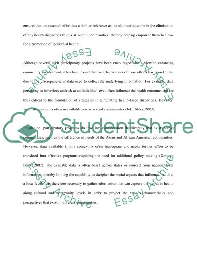 Health intervention strategy