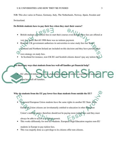 Universities and how they are funded