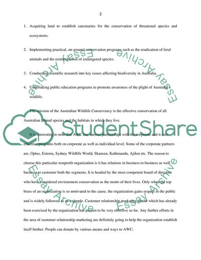 Relationship Marketing and Development for Nonprofit Organizations