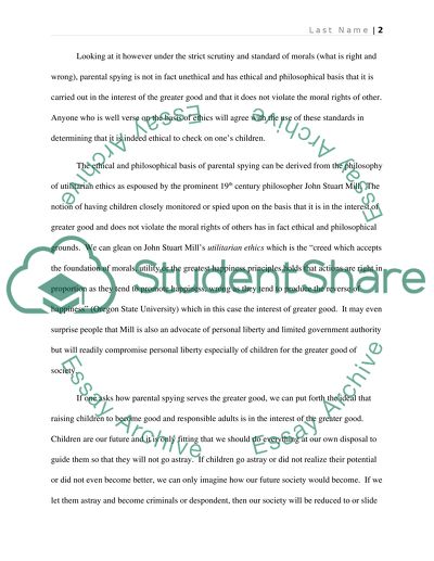 Parental Spying Issues