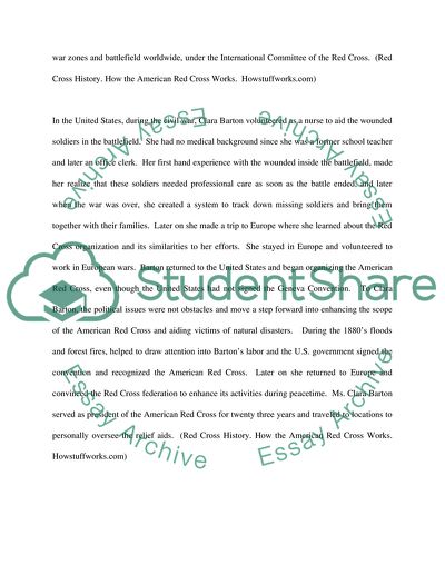 The American Red Cross Structure