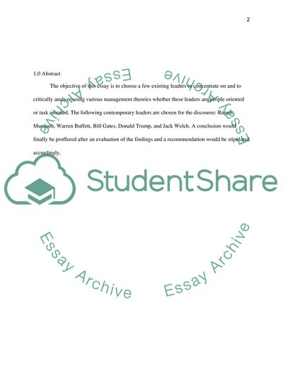 Successful Leaders in Contemporary World: People versus Task Oriented