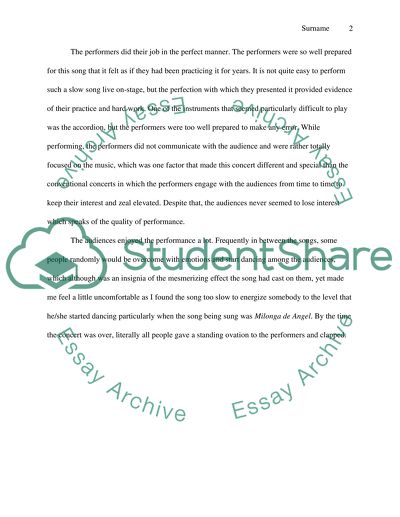 The Concert Astor Piazzolla in Portrait