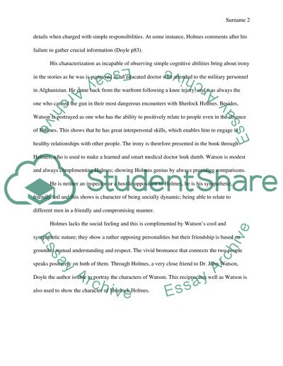 The Adventures of Sherlock Holmes: Dr. Watson