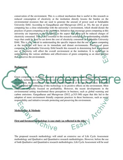 Green Computing and Environmental Impact in Salahaddin University Erbil in Kurdistan