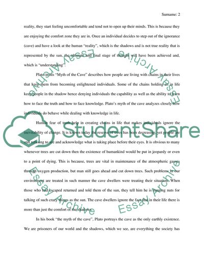 The Myth of the Cave