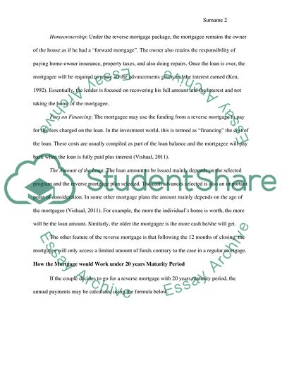 Financial Products and Choices