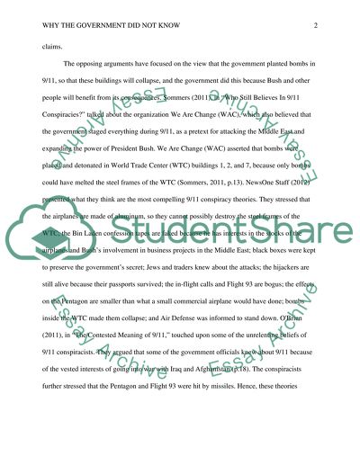 Did the Government Know Discussing the 9/11 Attack