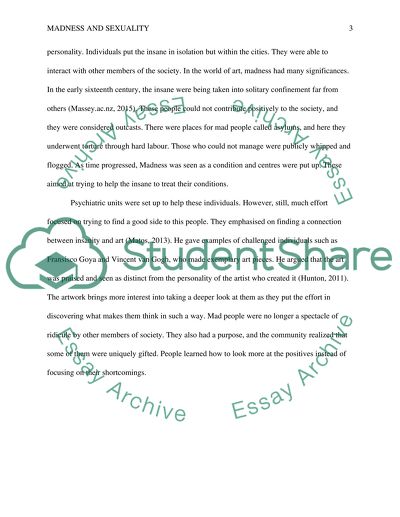 Madness and Sexuality