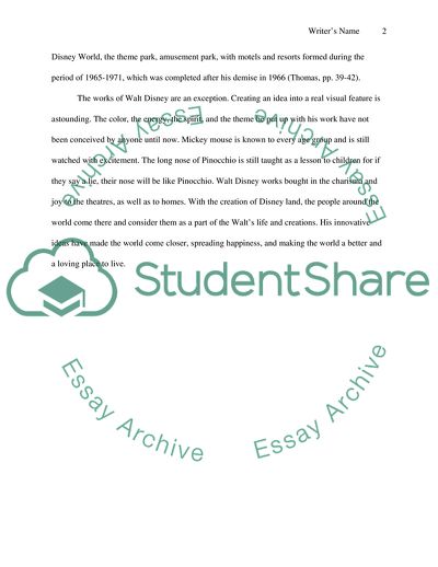 Walt Disney: an American Original