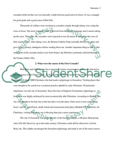 The first crusade 1096-1109