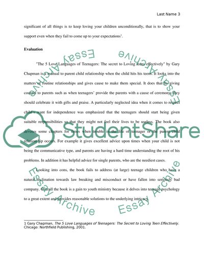 The 5 Love Languages of Teenagers - The Secret to Loving Teens Effectively