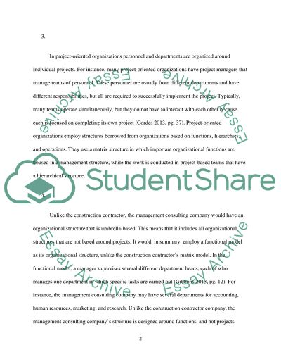 Project management---management of project organization