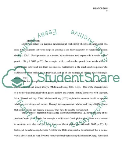 The Advantages and Disadvantages of Being a Youth Mentor in a Formal Setting