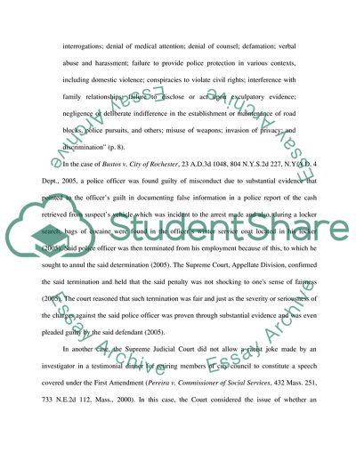 Sanctions and Limitations Imposed on Law Enforcement by the Supreme Court