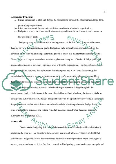 Accounting Principles
