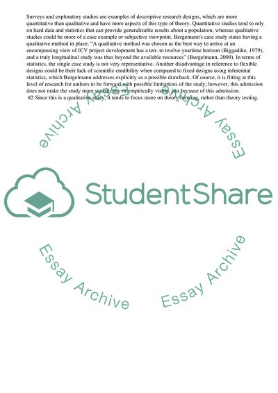 The Burgelman Case Study