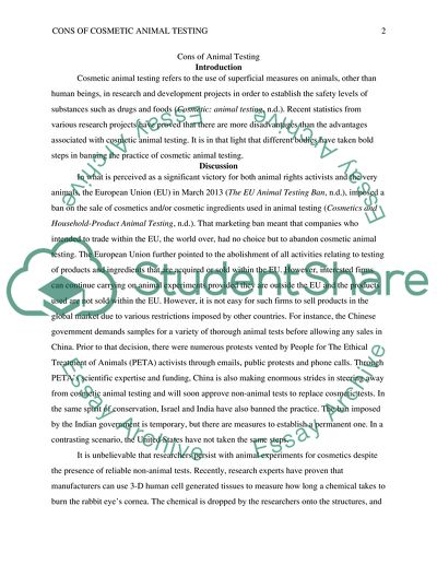 Cons of Cosmetic Animal Testing