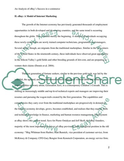 EBays Success in E-Commerce