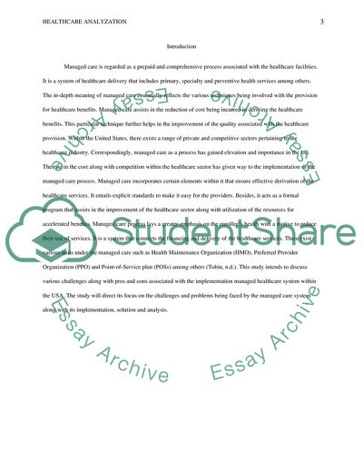 Healthcare Analyzation: Pros and Cons of Managed Care in America