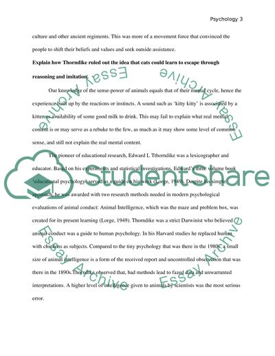 Psychological Discussion Questions