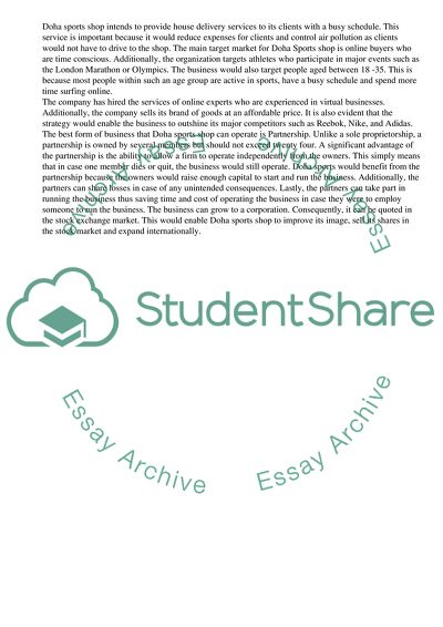 Doha Sports Management, Control, Liability, and Taxation