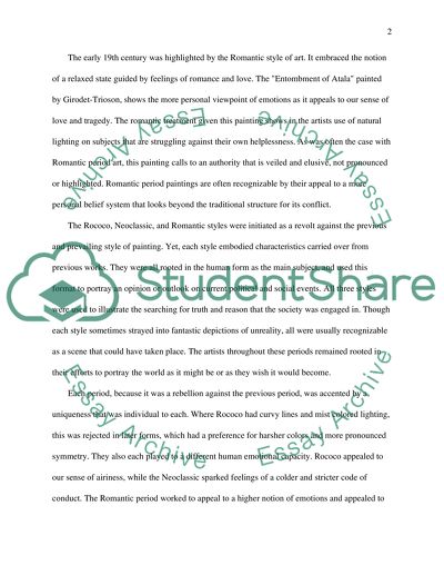 Major Art Styles of the 18th and 19th Centuries