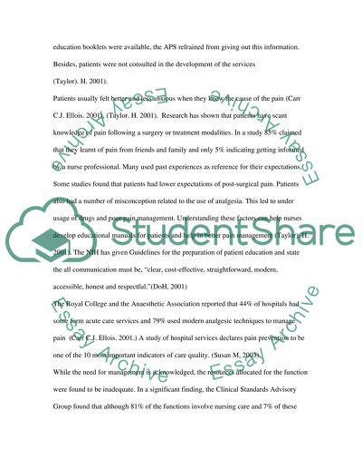 Nursing in a Day Surgery