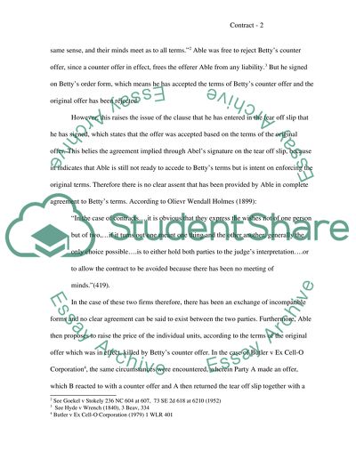 Fundamentals of Contract Law