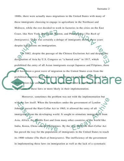 Immigration in the United States
